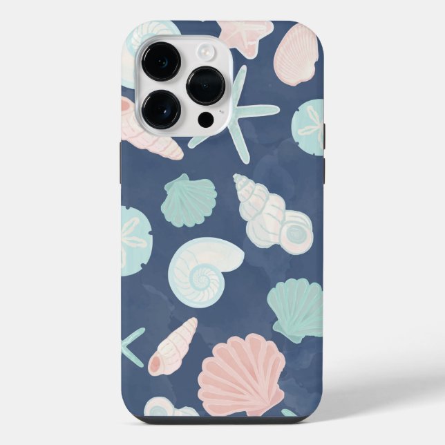 Coque iPhone Coquillages Côtiers Plage & Océan Design (Verso)