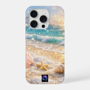 Coque iPhone 15 Pro Coquillages dans un pays des merveilles hivernal
