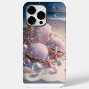 Coque Pour Pour iPhone 14 Pro Max Coquillages de plage tendance moderne personnalisé