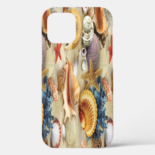 Coque iPhone 12 Coquillages sur la plage