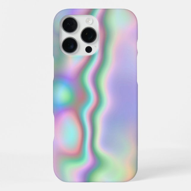 Coque iPhone Coquille d'Abalone Iridescente (Verso)