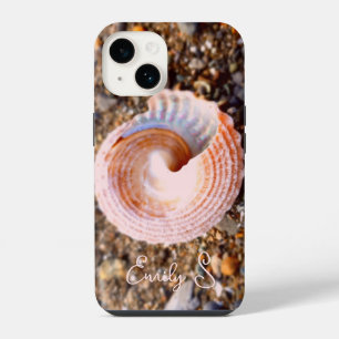 COQUE POUR iPhone 14 COQUILLE STONY ROSE BRILLANTE PHOTO DE PLAGE DE NA