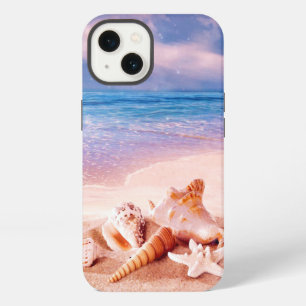 Etui iPhone 13 Coquilles de plage de mer
