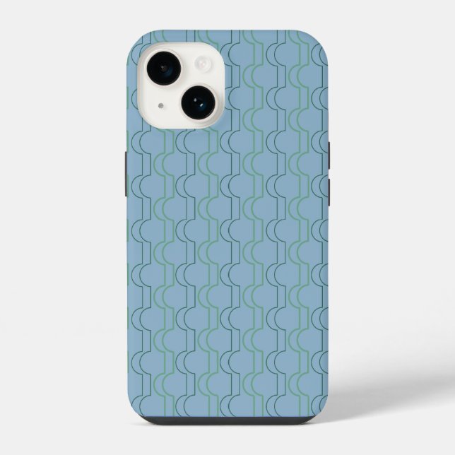 Coque iPhone Coquilles vertes (Verso)