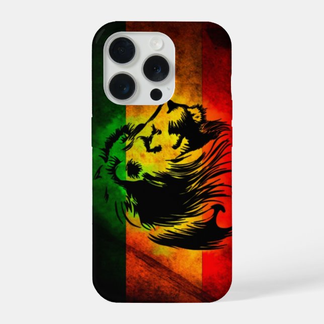 Coque iPhone cori rasta reggae graffiti (Verso)