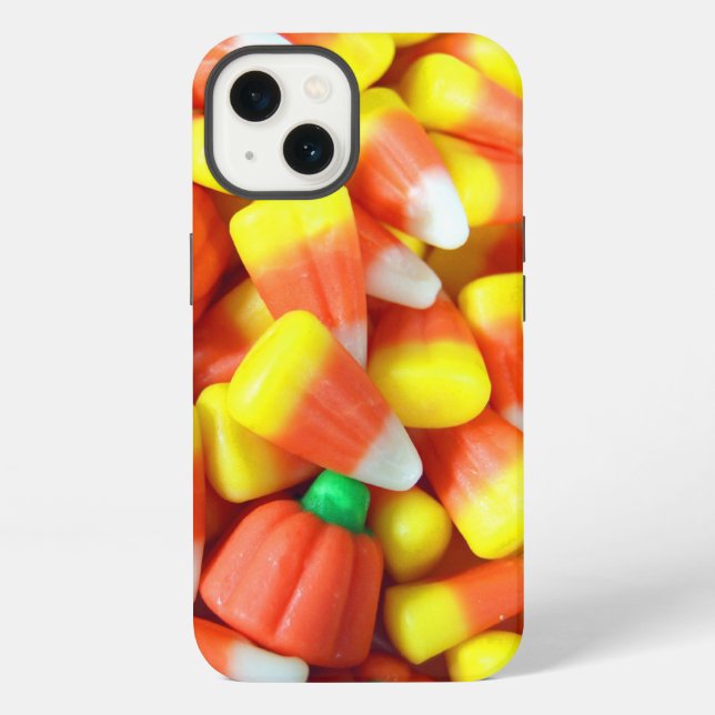 Coque iPhone Corne à bonbons d'automne (Verso)