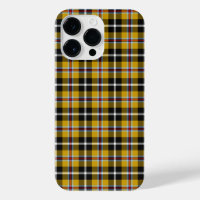 Cornish National Tartan Jaune Noir Plaid