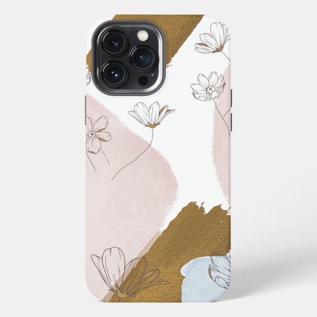Coque iPhone Corolle de fleurs (Verso)