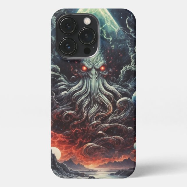 Coque iPhone Cosmic Oddities: Cthulhu (Verso)