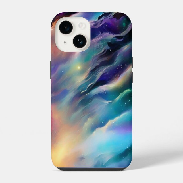 Coque iPhone Cosmos Abstraits (Verso)