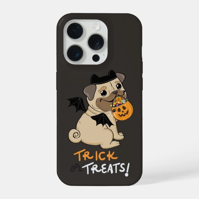 Coque iPhone Costume de Carlin de la marque ou des traitements (Verso)
