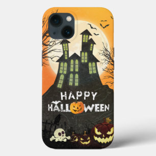 Etui iPhone 13 Costume de maison hantée effrayante Nuit d'Hallowe