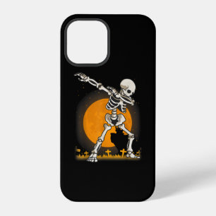 Coque iPhone 12 Pro Costume de squelette qui fait le dabbing pour Hall