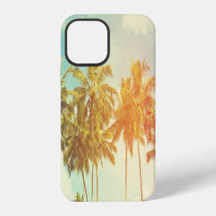 Coque iPhone 12 Côte Palmière Tropicale : Film Vintage.