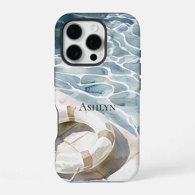 Coque iPhone Côté piscine (Verso)