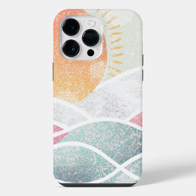 Coque iPhone Côté/Plage/ensoleillé (Verso)