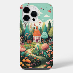 Coque Pour Pour iPhone 14 Pro Max Cottage Enchanté