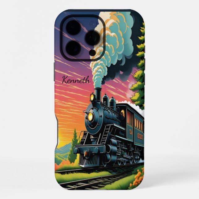 Coque iPhone Couche du moteur à vapeur (Verso)