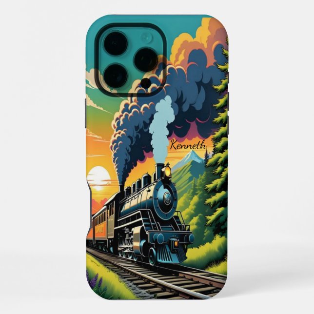 Coque iPhone Couche du moteur à vapeur (Verso)