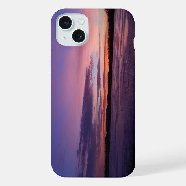 Coque iPhone Coucher de soleil (Verso)