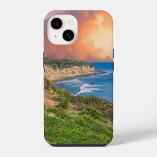 Coque Pour iPhone 14 Coucher de soleil à Point Dume à Malibu