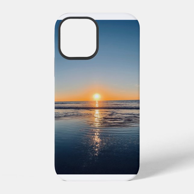 Coque iPhone Coucher de soleil américain (71) (Verso)