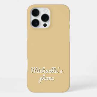 Coque iPhone 16 Pro Max Coucher de soleil d'été - Lettres d'ombre personna