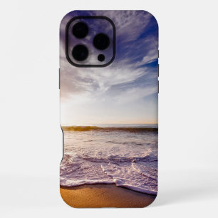 Coque iPhone 16 Pro Max Coucher de soleil sur la plage de Californie