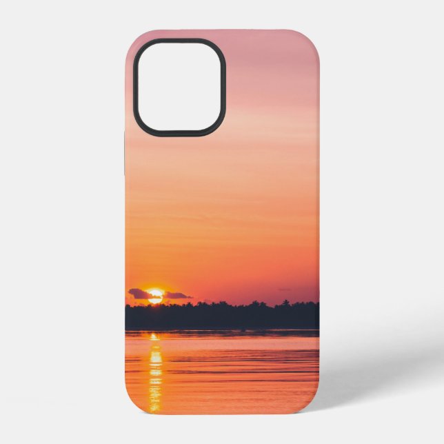 COQUE iPhone COUCHER DE SOLEIL SUR L'HORIZON (Verso)