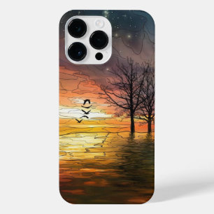 Coque Pour Pour iPhone 14 Pro Max Coucher du soleil