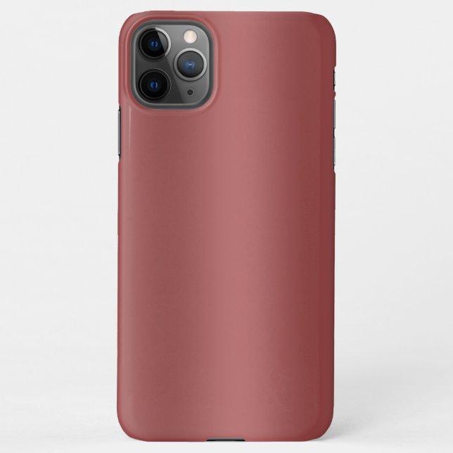 Coque iPhone Couleur Aquarelle moderne agréable Couleur rouge u (Dos)