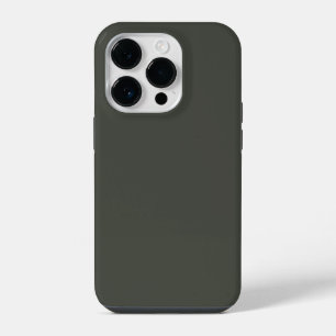 Coque Pour iPhone 14 Plus Couleur de tendance - gris de forêt foncée