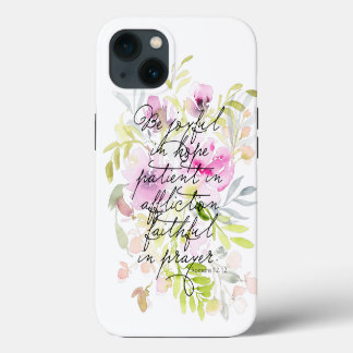 Etui iPhone 13 Couleur d'eau des écritures | Romains 12