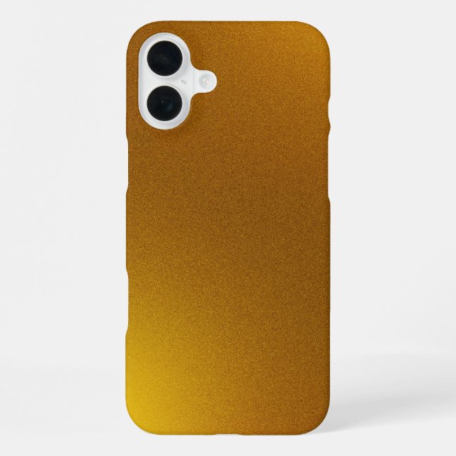 Coque iPhone Couleur dorée dégradante (Verso)