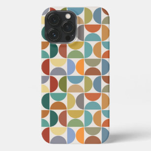 Etui iPhone 13 Pro Max Couleur du Motif des cycles MCM sur la crème