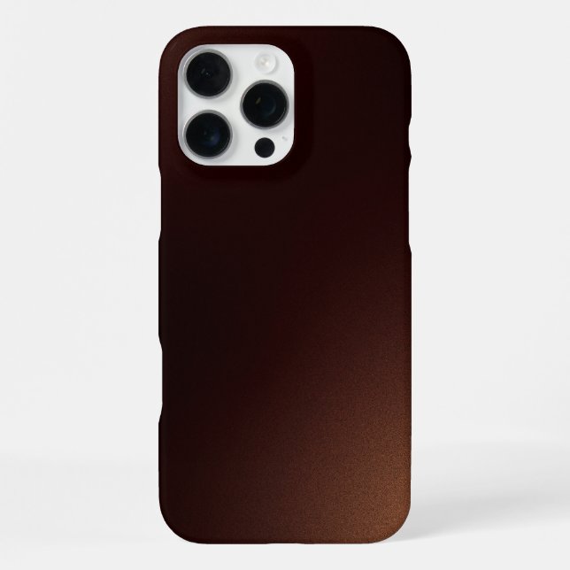 Coque iPhone Couleur marron dégradé  (Verso)