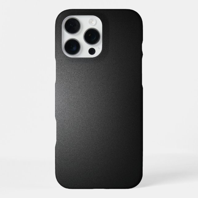 Coque iPhone Couleur noire dégradée  (Verso)