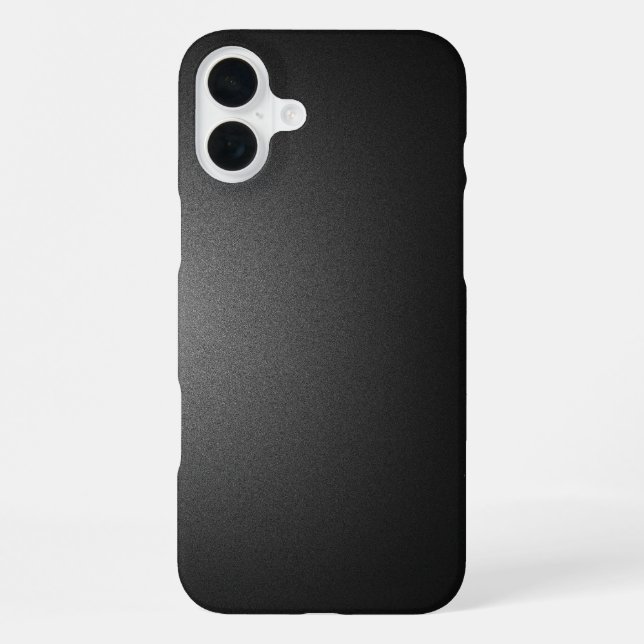 Coque iPhone Couleur noire dégradée  (Verso)