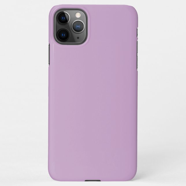 Coque iPhone Couleur solide Lilac (Dos)