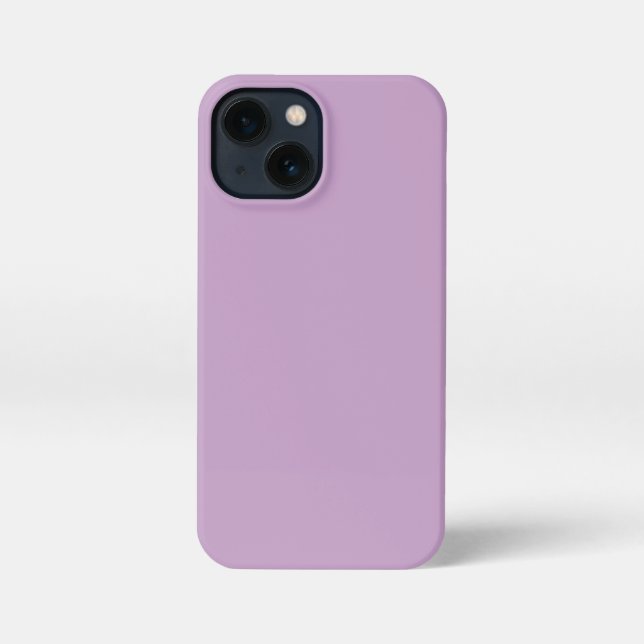 Coque iPhone Couleur solide Lilac (Verso)