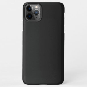 Coque iPhone 11Pro Max Couleur solide noire Eerie