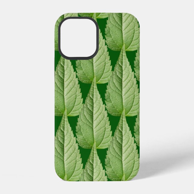 Coque iPhone Couleur verte des feuilles  (Verso)
