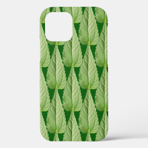 Coque iPhone 12 Couleur verte des feuilles
