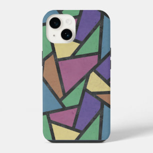 Coque Pour iPhone 14 Couleurs arc-en-ciel en mosaïque motif
