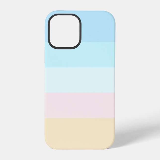 Coque iPhone Couleurs Multi Pastel (Verso)