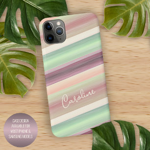 Coque iPhone 12 Couleurs printanières tendance sur mesure Aquarell