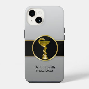 Coque Pour iPhone 14 Coupe d'Hygieia en or pour hygiène médicale profes