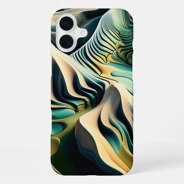 Coque iPhone Courants Topographiques (Verso)