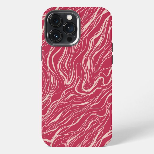 Coque iPhone Courbes d'esquisse (Verso)