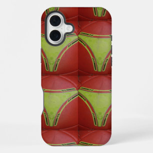 Coque iPhone 16 Plus Courbes jaune doré.JPG